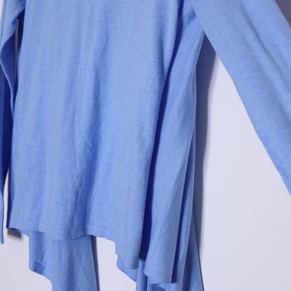 LILLY PULITZER NEW Danique Coolmax Open Cardigan Heathered Blue Peri Women's 2XS - Picture 7 of 15